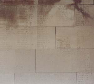Pte Robert Anderson, Arras Memorial