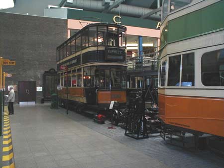 Inside Glasgow Transport Museum