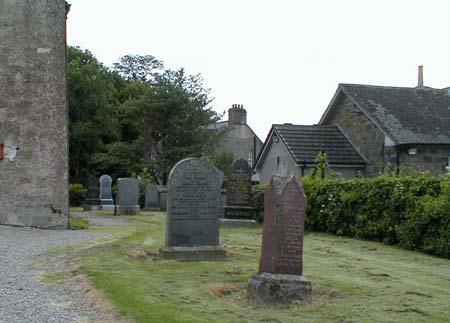 Anderson headstone at Clatt  Kirkyard