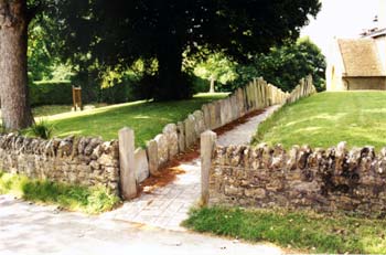 The side gate at Harwell Church