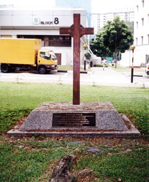 Singapore Hospital Grave c1947 & 2001